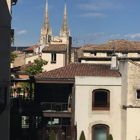 Centre Avec Vue Sur Les Toits Lägenhet Nîmes